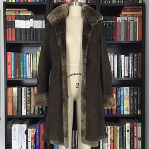 Genuine Sheepskin Shearling Coat